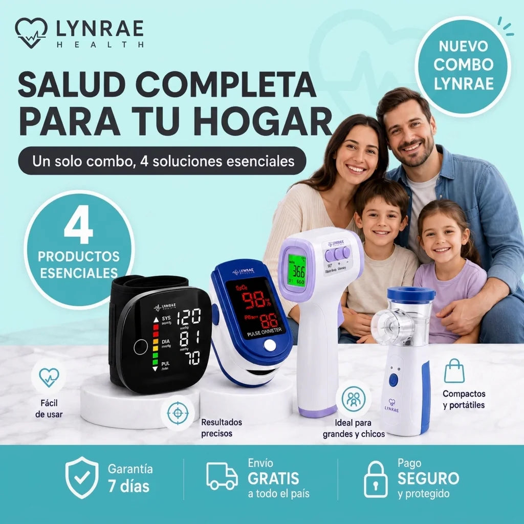 Lynrae FamilyCare Pro - Kit Salud Familiar 4 en 1
