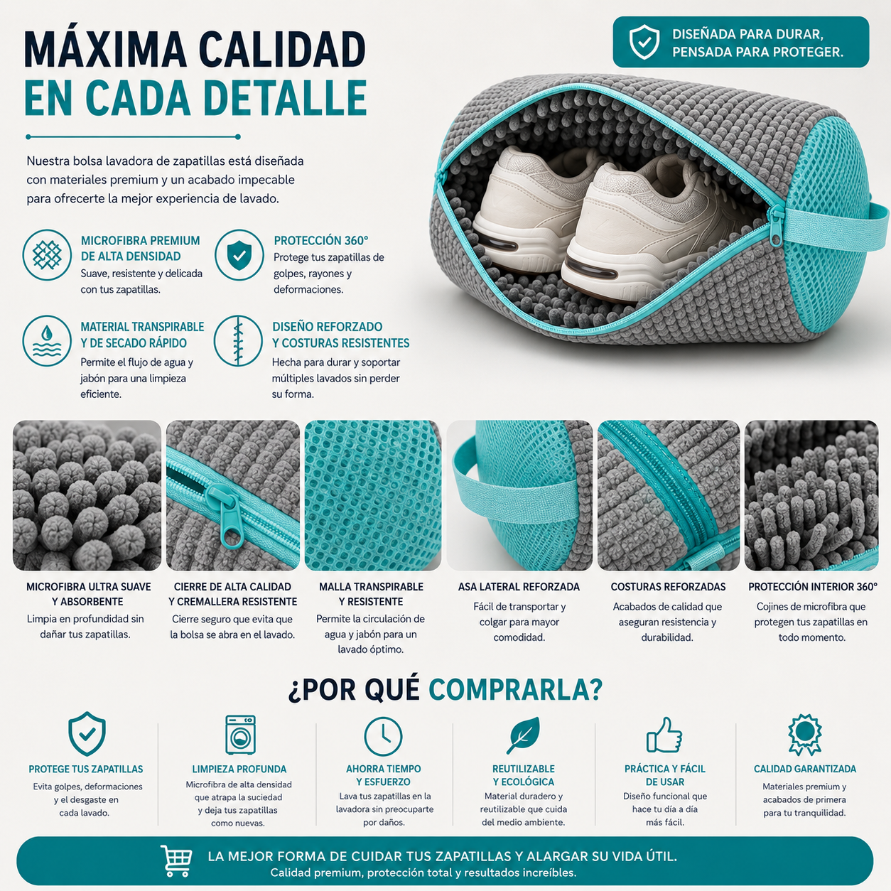 LAVINN™ Bolsa de Lavado para Zapatillas