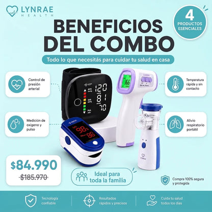 Lynrae FamilyCare Pro - Kit Salud Familiar 4 en 1