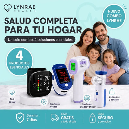 Lynrae FamilyCare Pro - Kit Salud Familiar 4 en 1