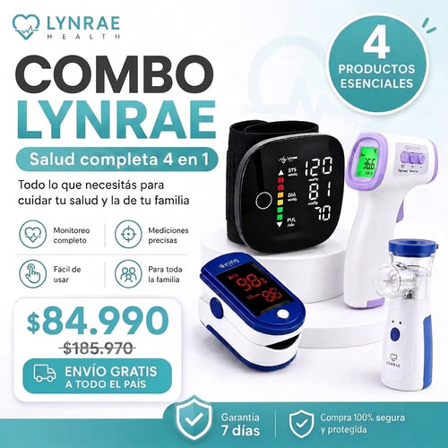 Lynrae FamilyCare Pro - Kit Salud Familiar 4 en 1