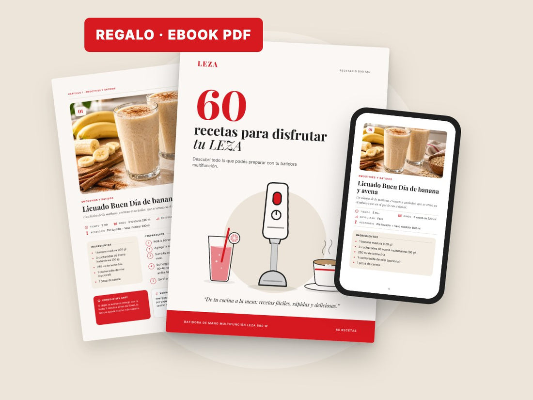 Ebook de regalo: 60 recetas para disfrutar tu LEZA