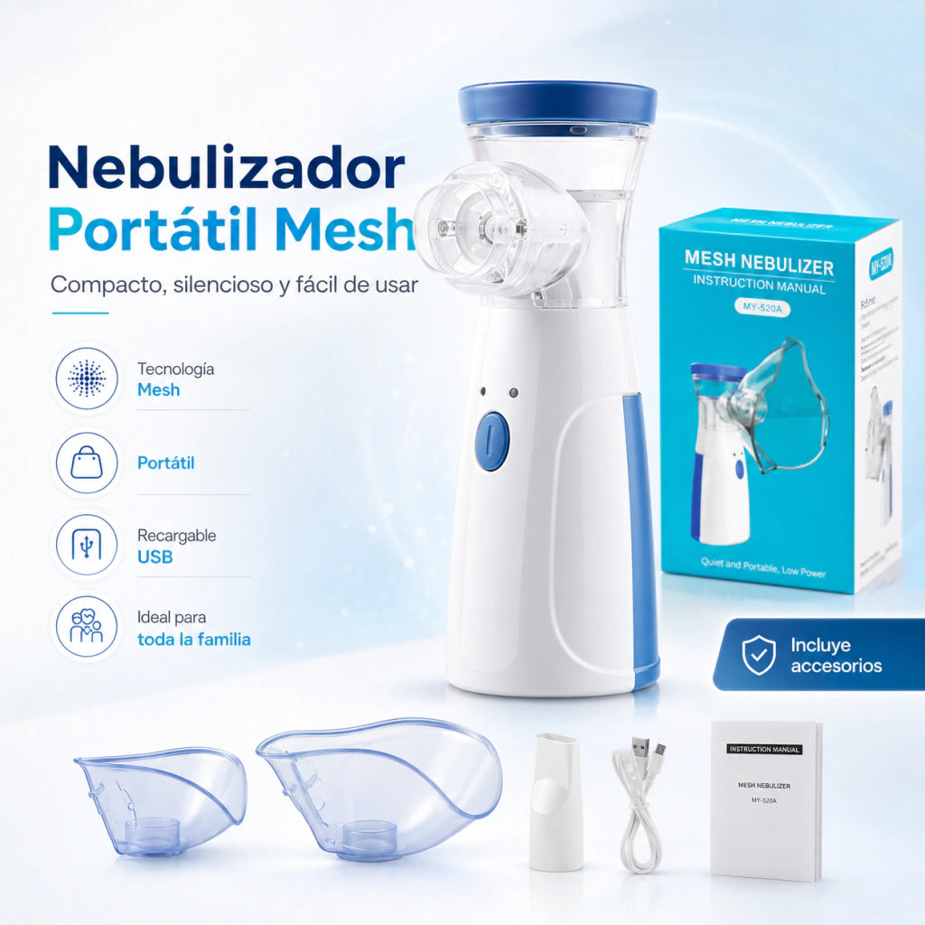 Lynrae BreathCare N1 - Nebulizador Portátil Silencioso