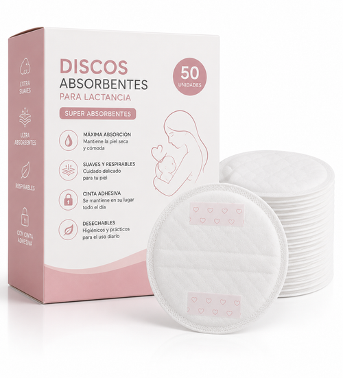 50 Discos Absorbentes para Lactancia