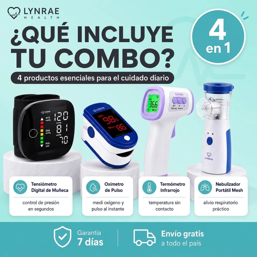 Lynrae FamilyCare Pro - Kit Salud Familiar 4 en 1